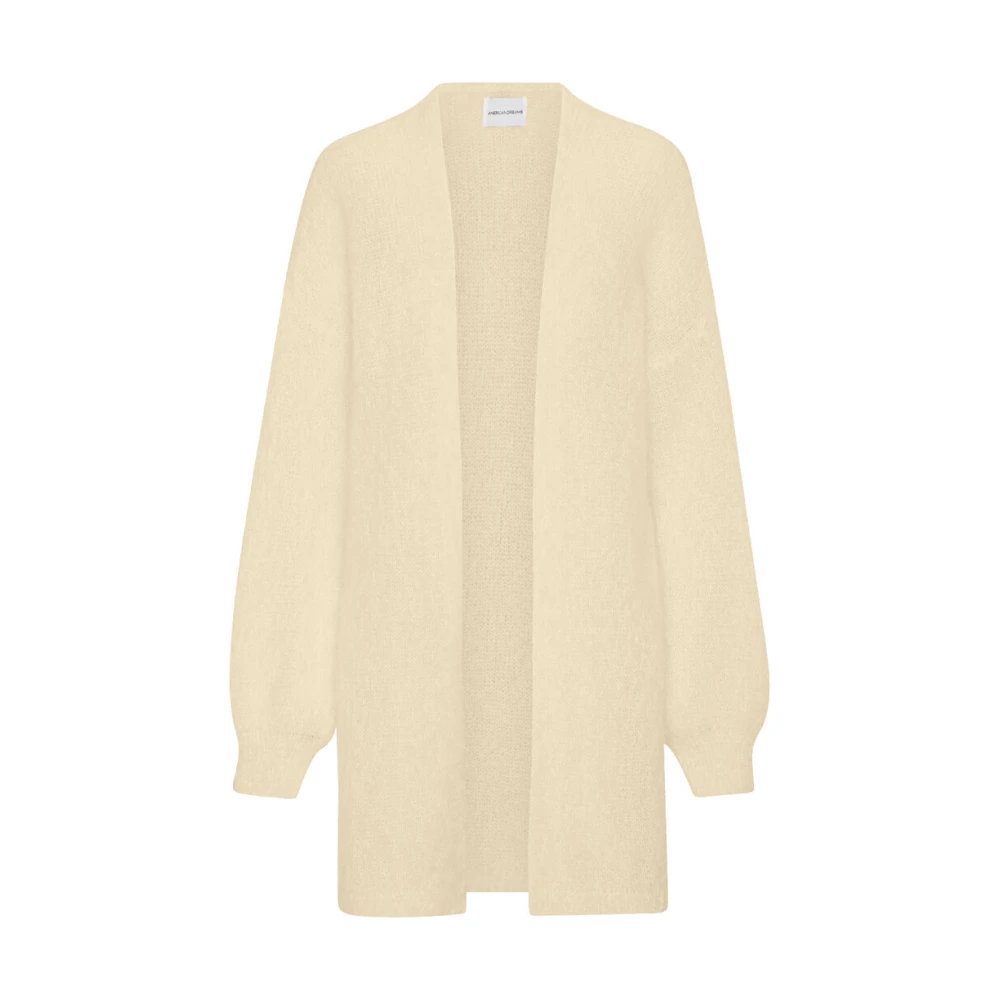 American Dreams Almond Oversized Cardigan Beige Dames