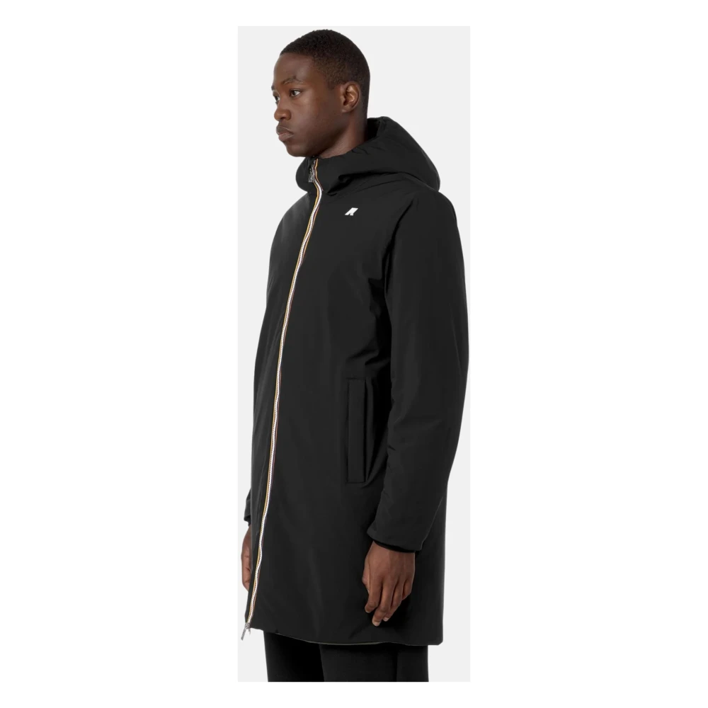 K-way Lichtgewicht Opvouwbare Jas Black Heren