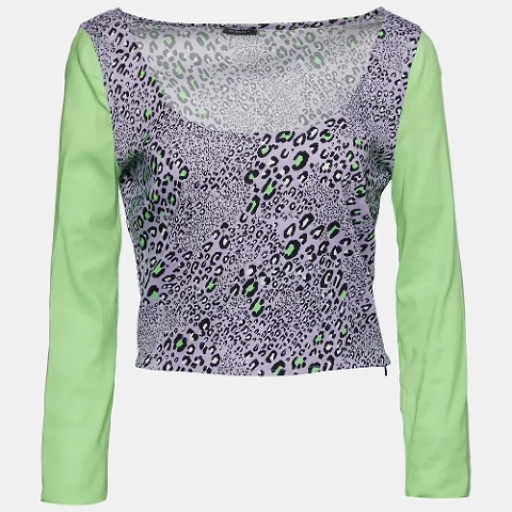 Versace Pre-owned Knit tops Multicolor Dames