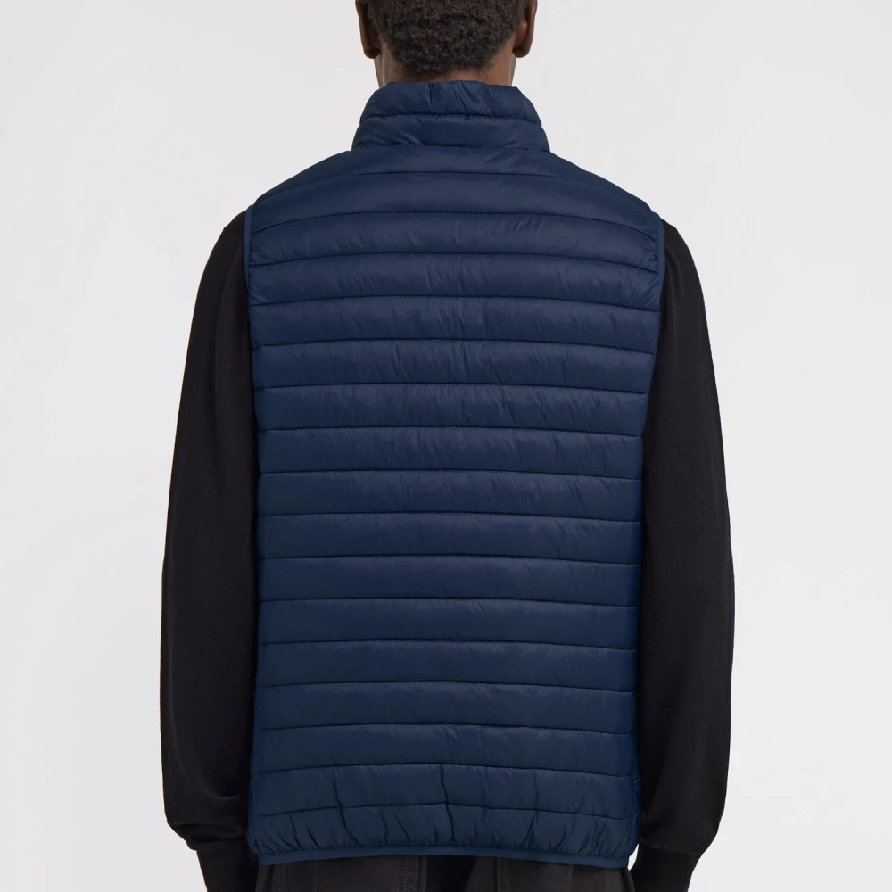 Roberto Cavalli Gewatteerde Puffer Vest Blue Heren