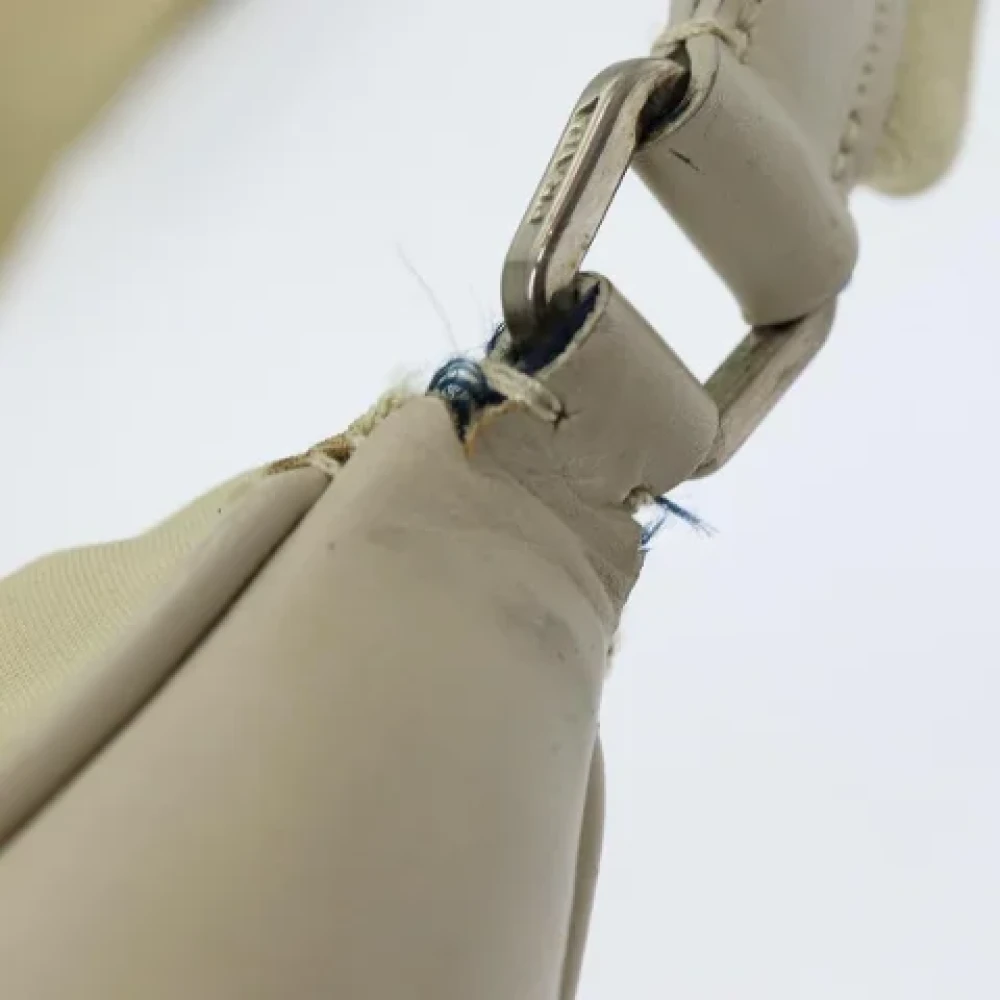 Prada Vintage Pre-owned Nylon prada-bags White Dames