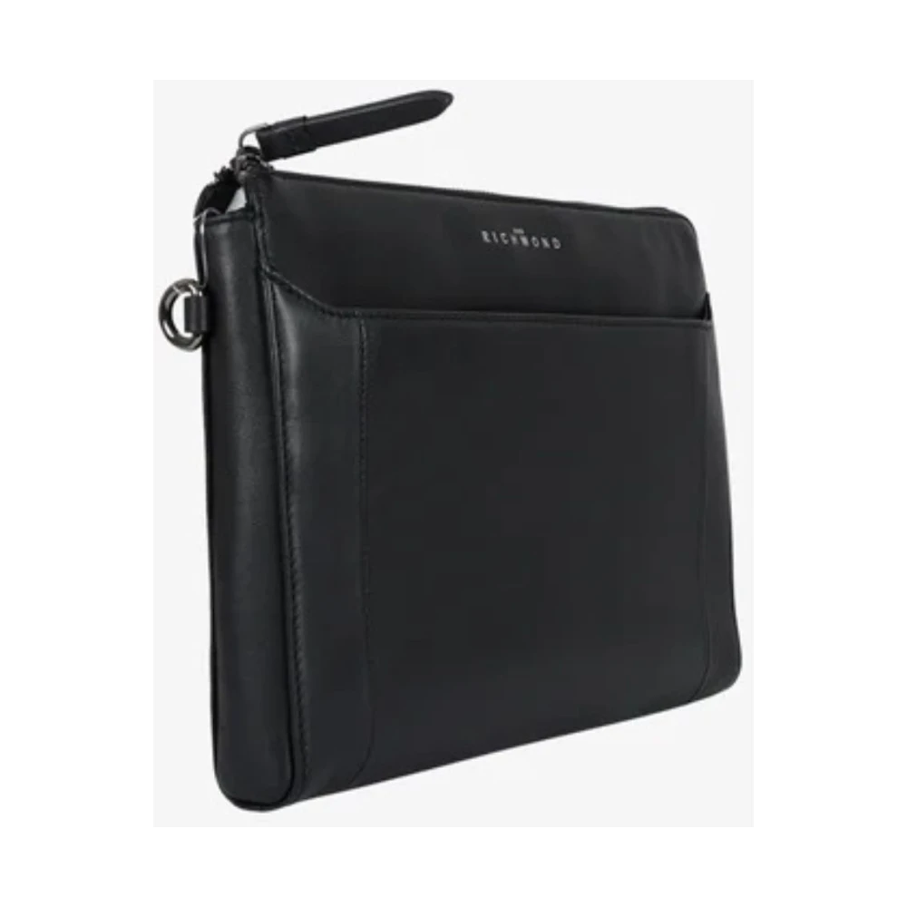 John Richmond Mannen Pouch Tas Black Heren