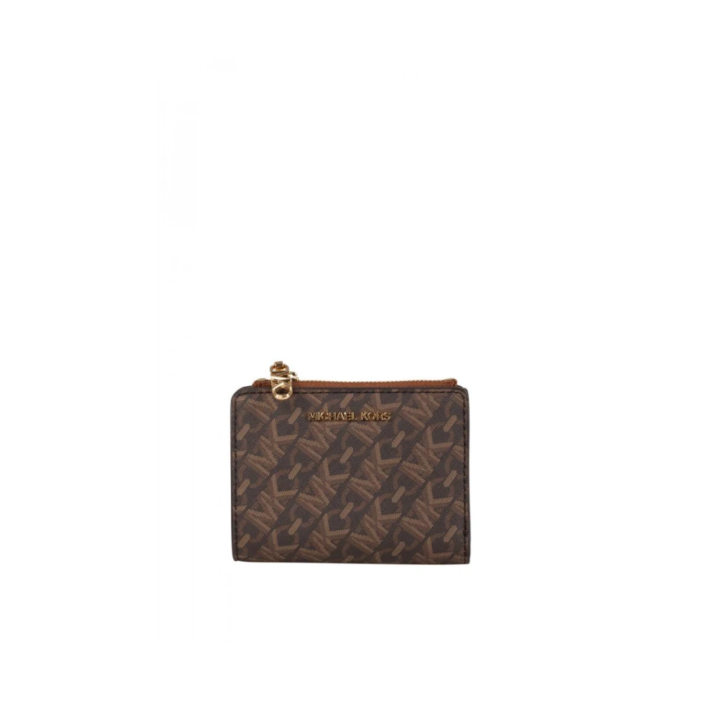 Michael Kors Kleine lederen portemonnee Brown Dames