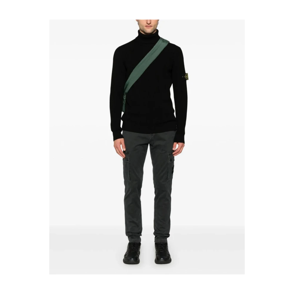 Stone Island Zwarte Sweaters voor Mannen Black Heren