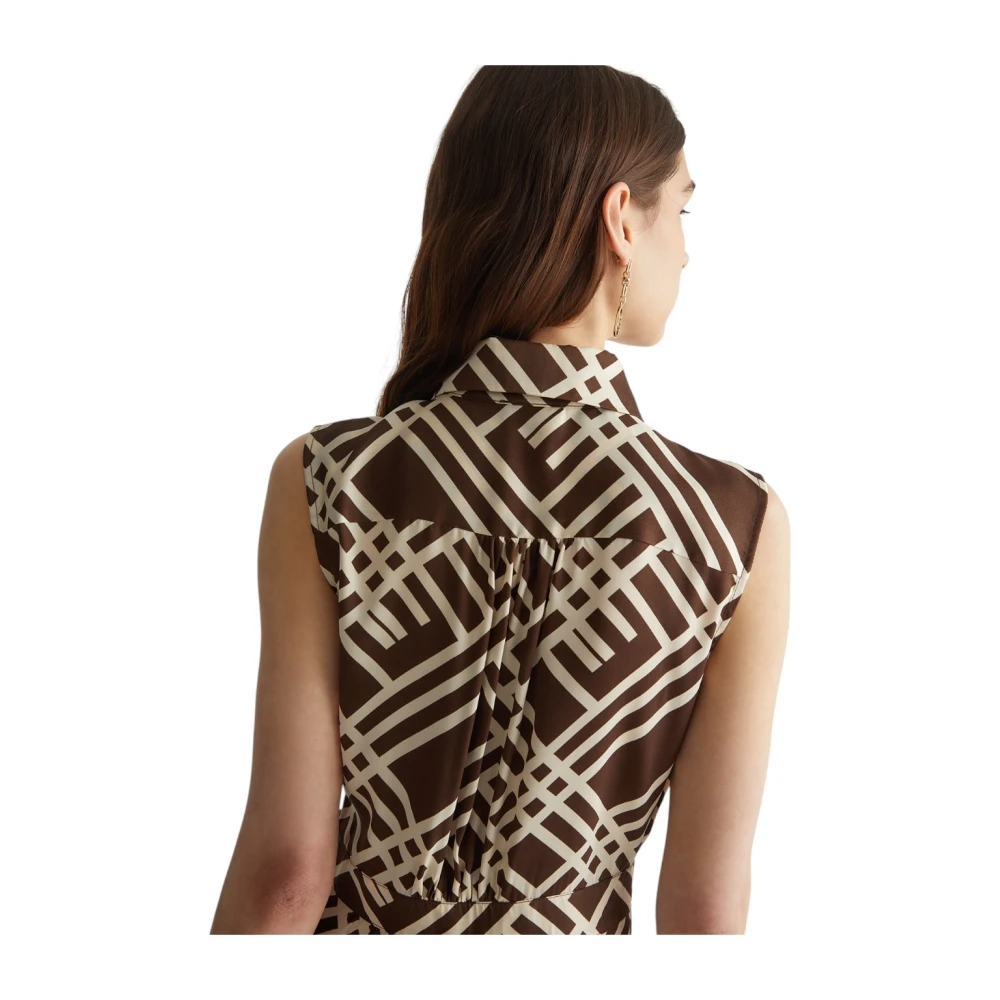 Liu Jo Elegante Jurk voor Vrouwen Brown Dames