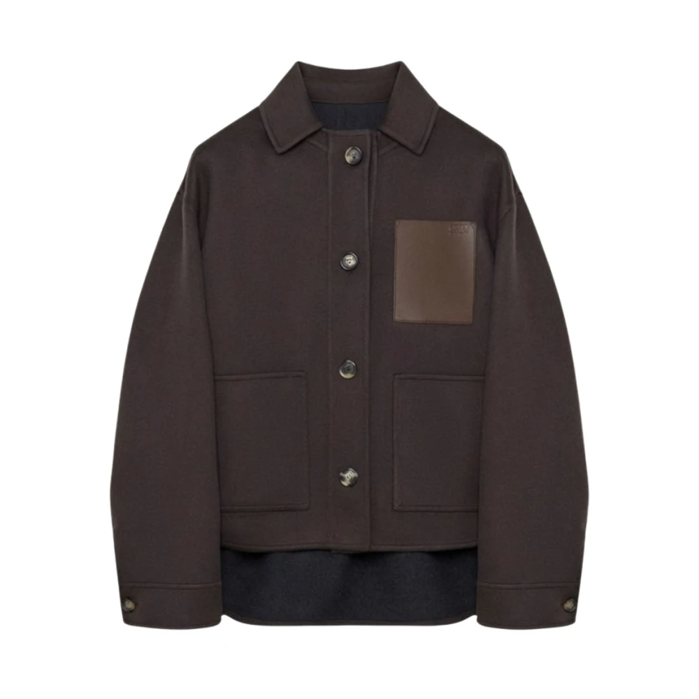 Loewe Workwear Jacket - Female - Light Jackets - Brown - Xs - Jackets