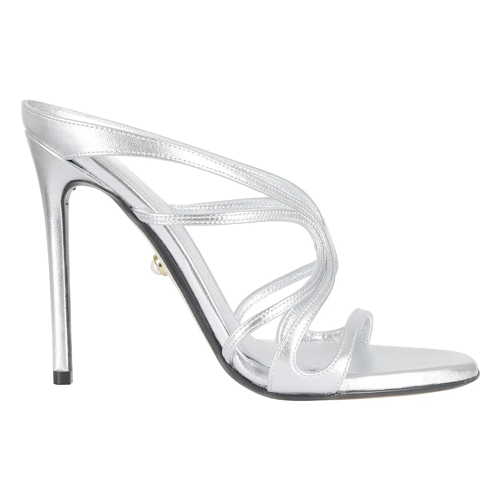 Alevi Milano Women's Gray Sandal Bar 110 Shine