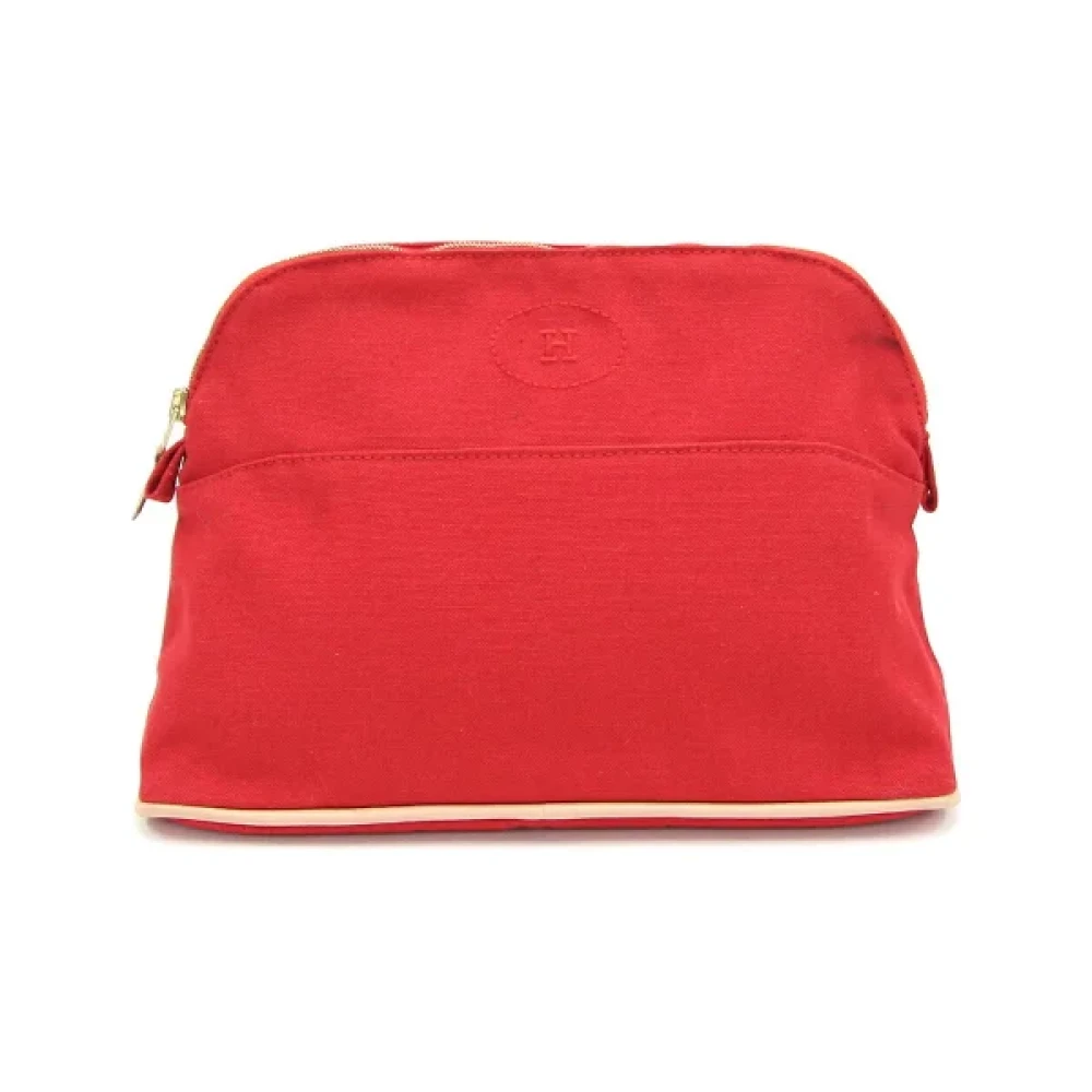 Hermès Vintage Pre-owned Cotton hermes-bags Red Dames