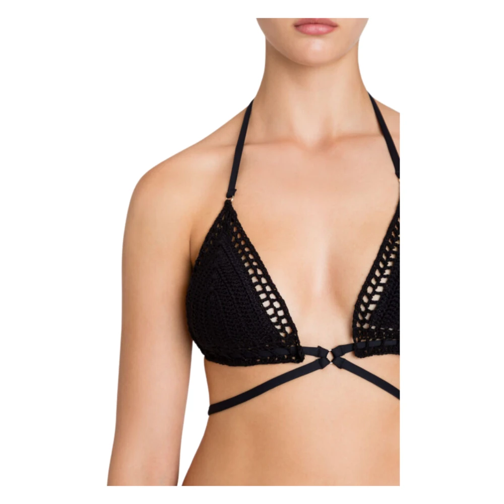 Twinset Zwart Zee Gehaakt Bikini Set Black Dames