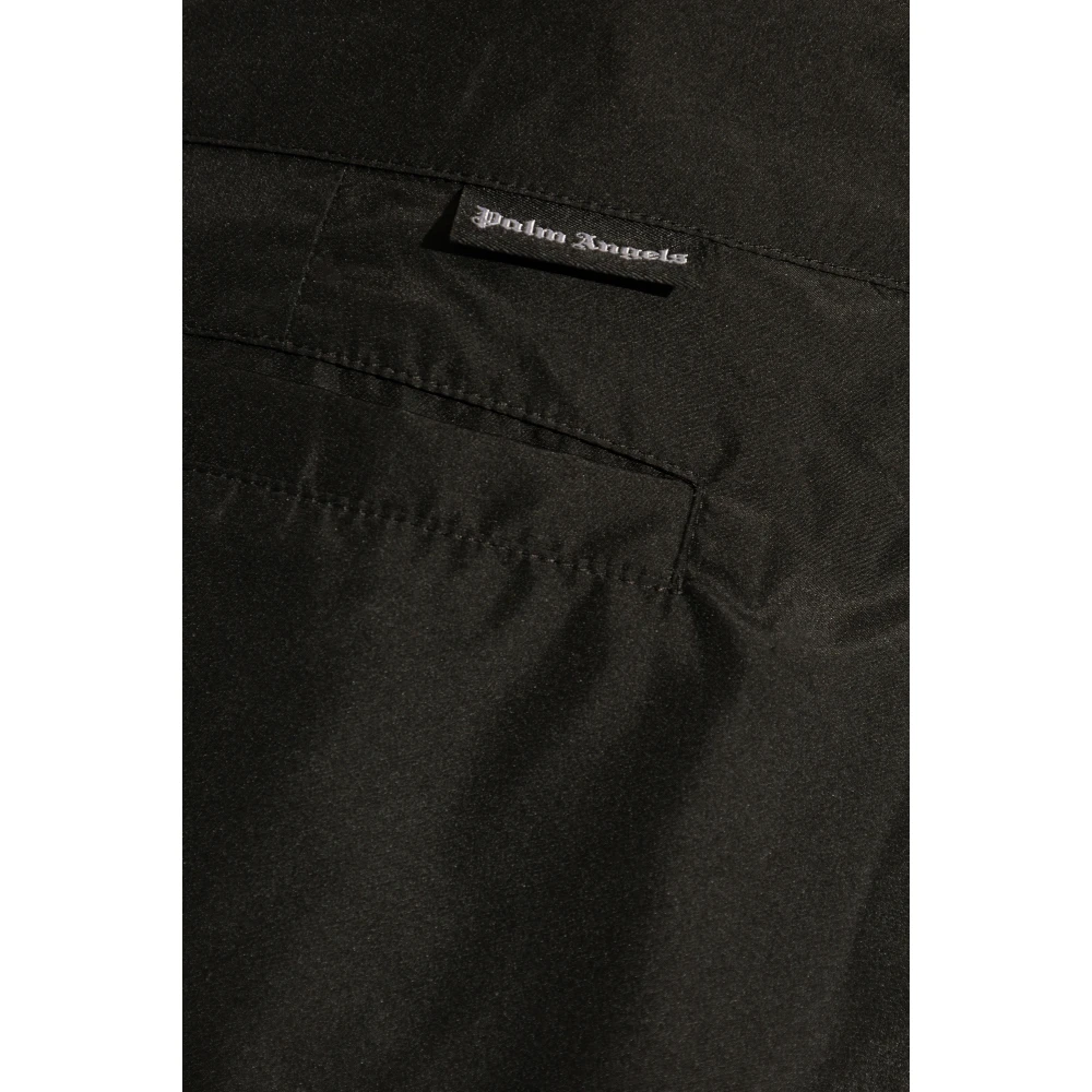 Palm Angels Zwemshorts met print Black Heren
