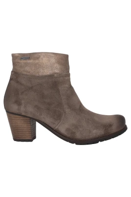 Nubuck Dam Ankel Boot - Taupe