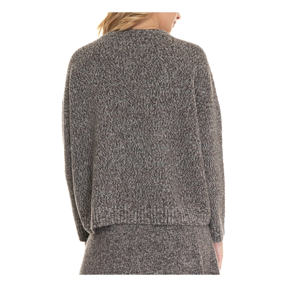 Max Mara Weekend Boxy Wollen Trui Gray Dames