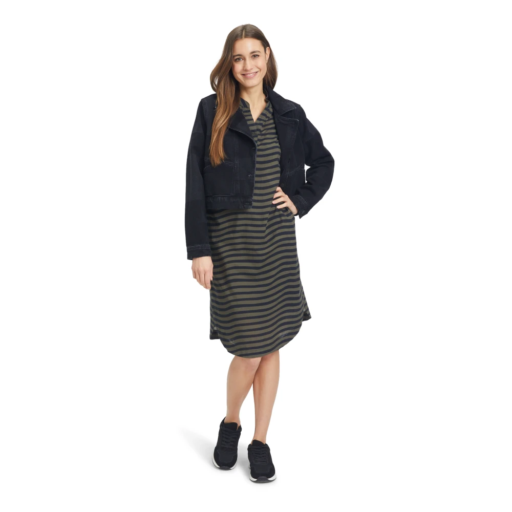 Betty & Co Grafisch Print Casual Jurk Multicolor Dames