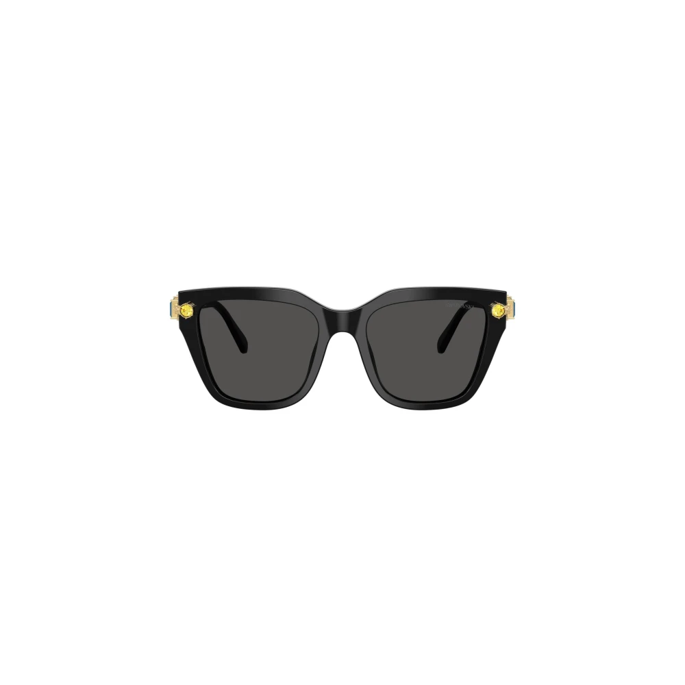 Swarovski Women's Black 0Sk6041 Irregular Sunglasses - Image 3