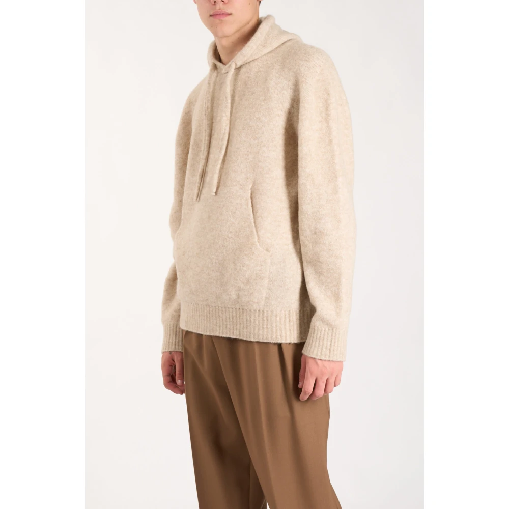 Laneus Hoodie met kangoeroezak Beige Heren