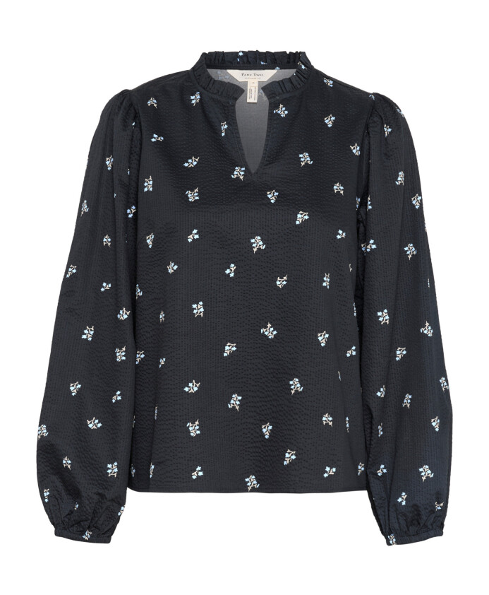donkerblauwe-bloemenprint-blouse