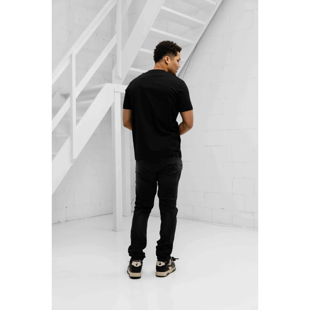Iceberg 5D F046 Jersey T-shirt Heren Zwart Black Heren
