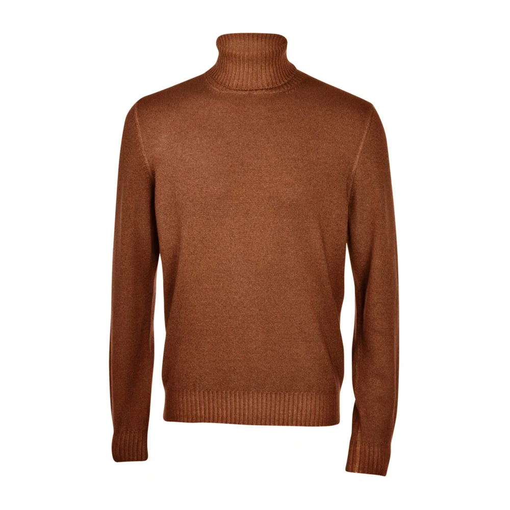 Gran Sasso Roestbruine Wollen Coltrui Brown Heren