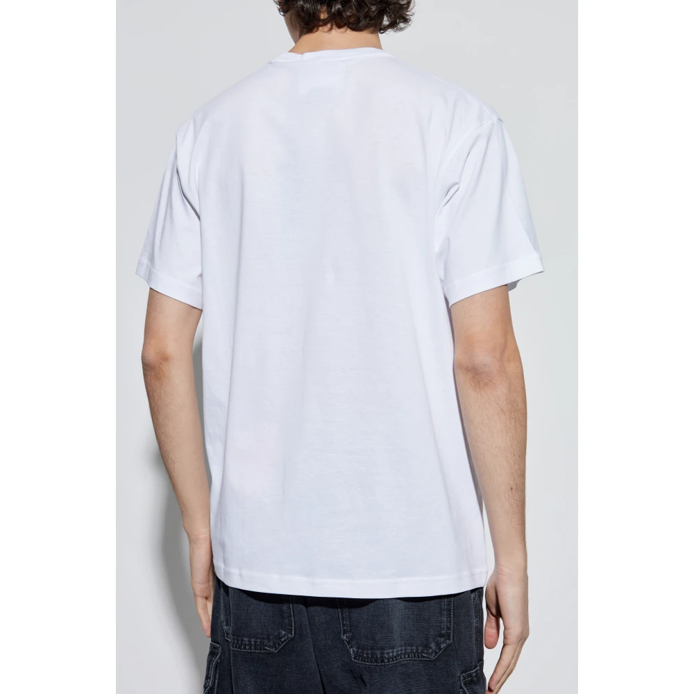 Versace Jeans Couture T-shirt met logo White Heren