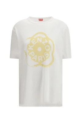 Klassisk T-shirt med rund hals i bomull