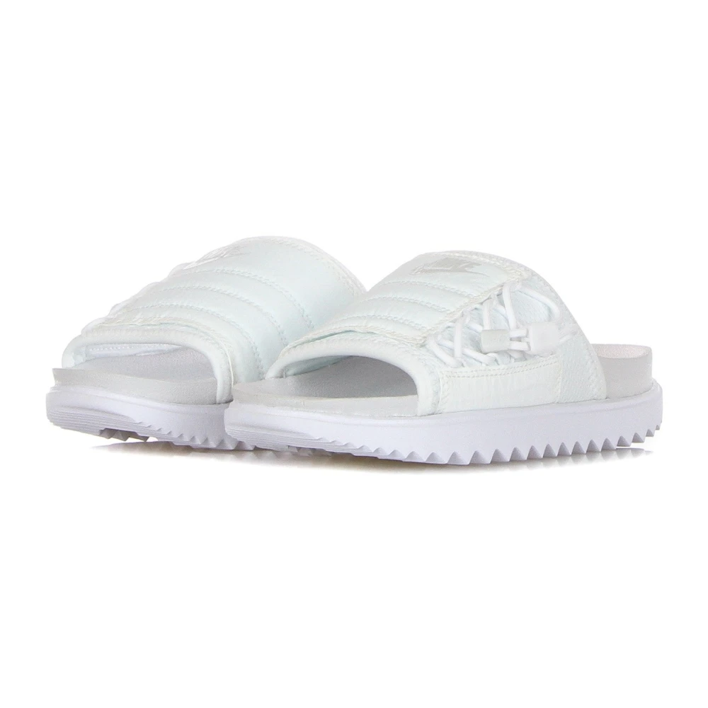 Nike Asuna Slide Pantoffels in Dust Wit White Dames