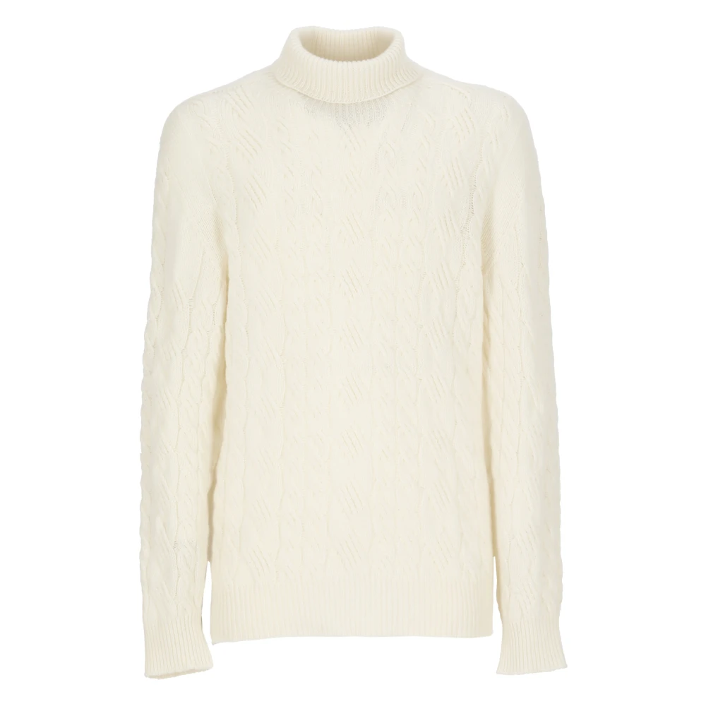 Tagliatore Sweaters Ivory Beige Heren