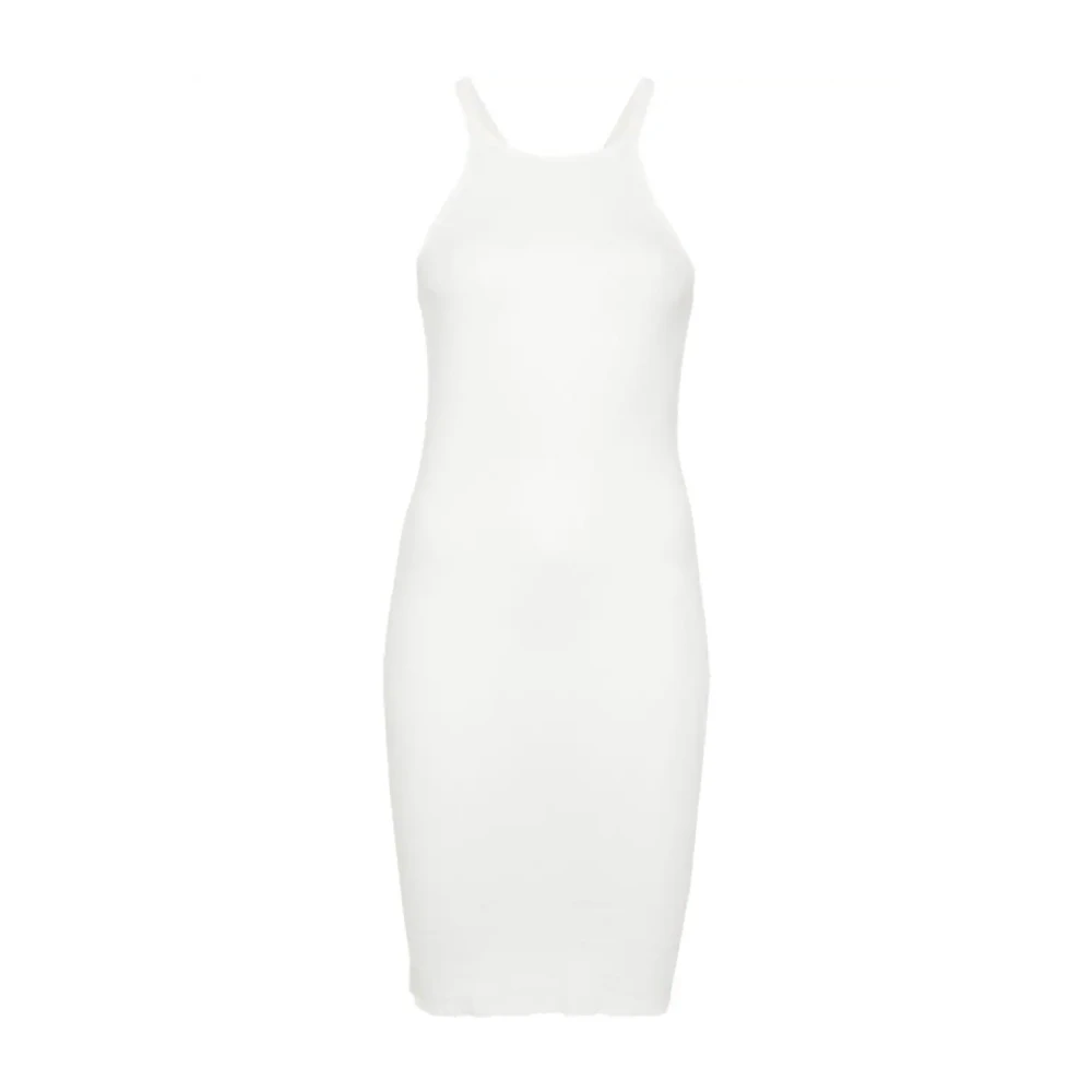 Rick Owens Racerback Jurkje White Dames