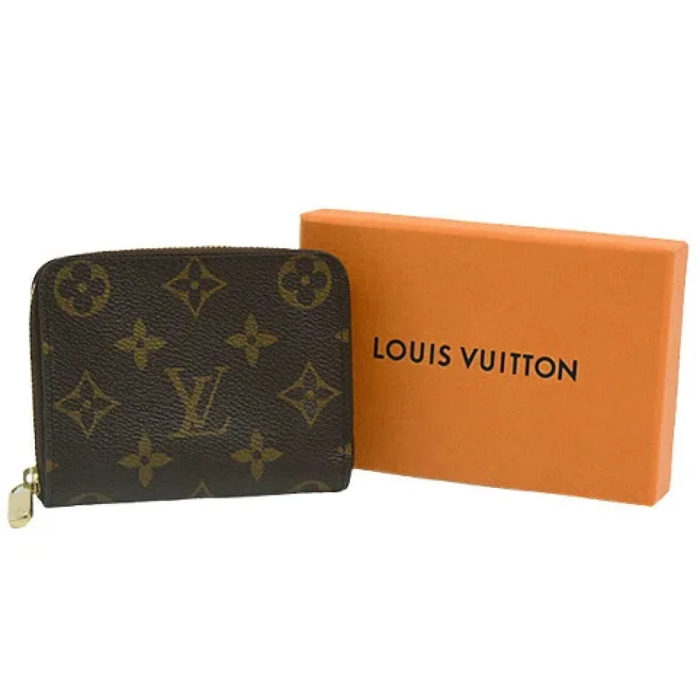 Louis Vuitton Vintage Pre-owned Canvas wallets Brown Heren