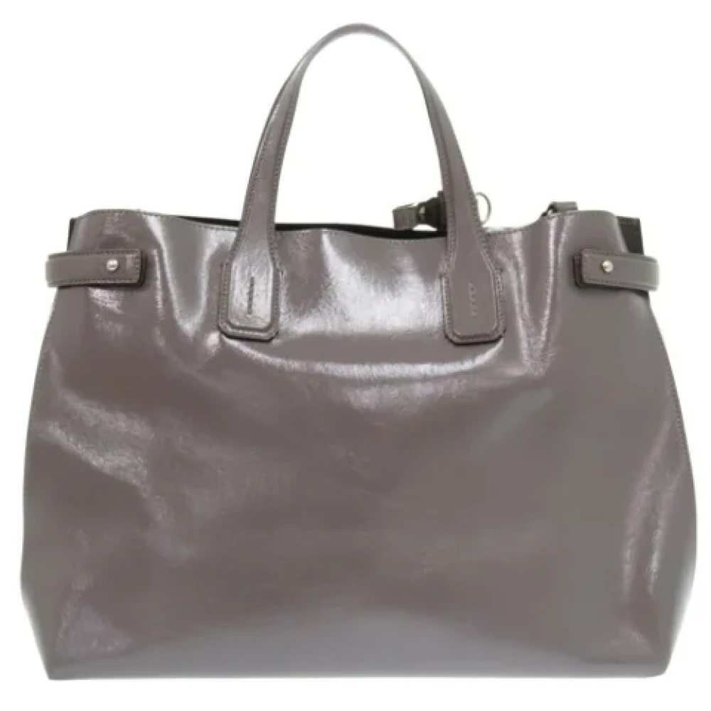 Burberry Vintage Pre-owned Fabric handbags Gray Dames