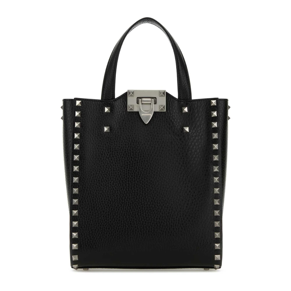 Valentino Garavani Men's Black Rockstud Tote Bag