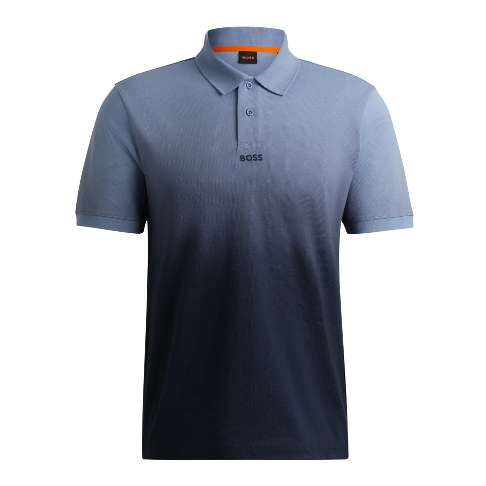 Hugo Boss Gradient Style Heren T-Shirt Blue Heren