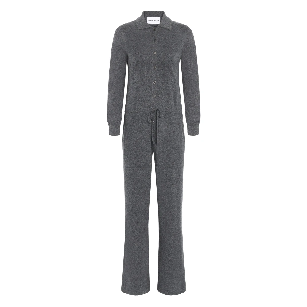 Emerson Renaldi Kasjmier Geknoopte Jumpsuit met Zakken Gray Dames