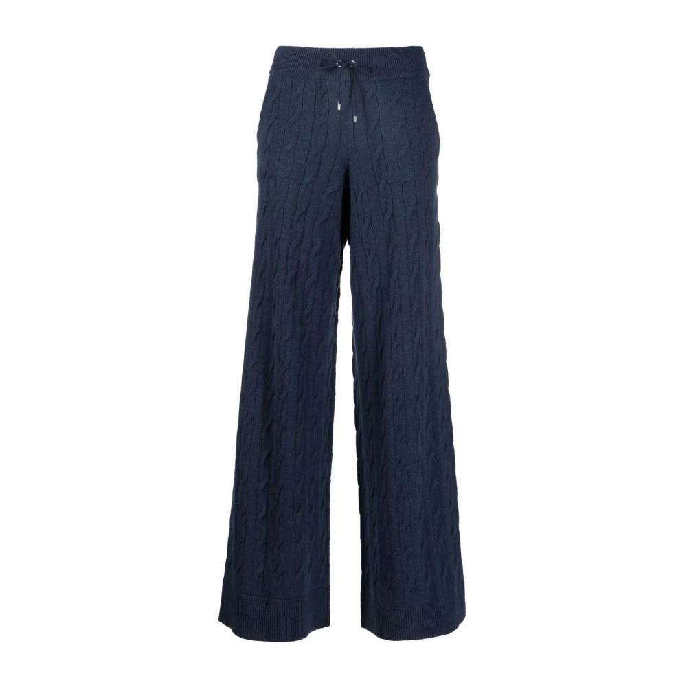 Ralph Lauren Wijde broek Blue Dames