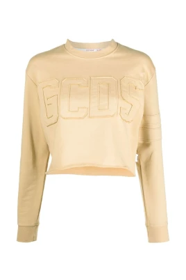 Brun Logo Crop Sweatshirt Casual Stil