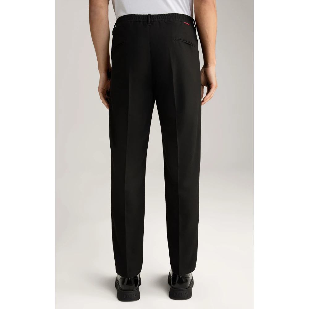 Joop! Zwarte chino stijl broek met elastische taille Black Heren