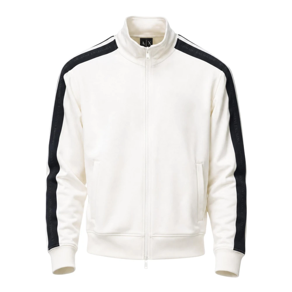 Armani Exchange Herren Weiß Sweatshirts & Hoodies, Mgröße: