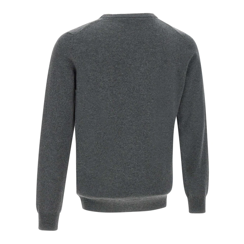 Kangra Kasjmier Crew Neck Sweater Grijs Gray Heren