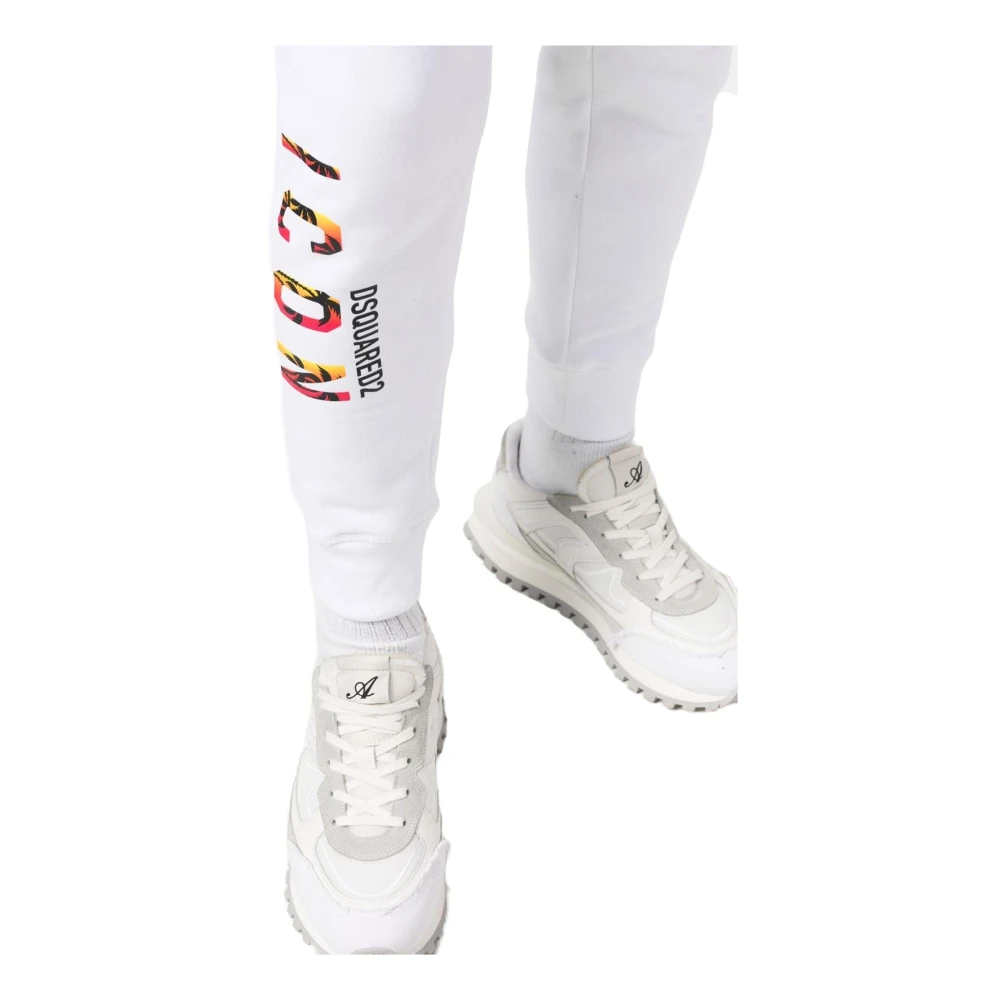 Dsquared2 Logo Trainingsbroek White Heren