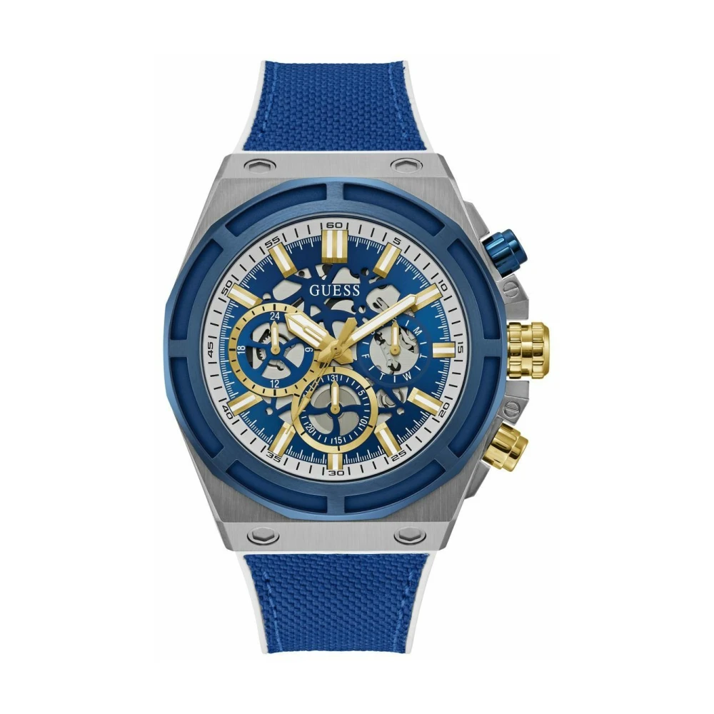 Guess Hombre Azul Accesorios, Talla: One Size