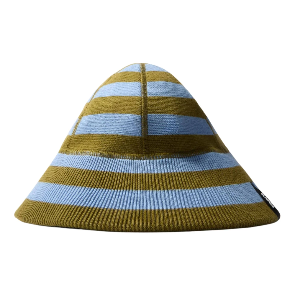Sunnei Randig Stickad Bucket Hat Multicolor, Herr