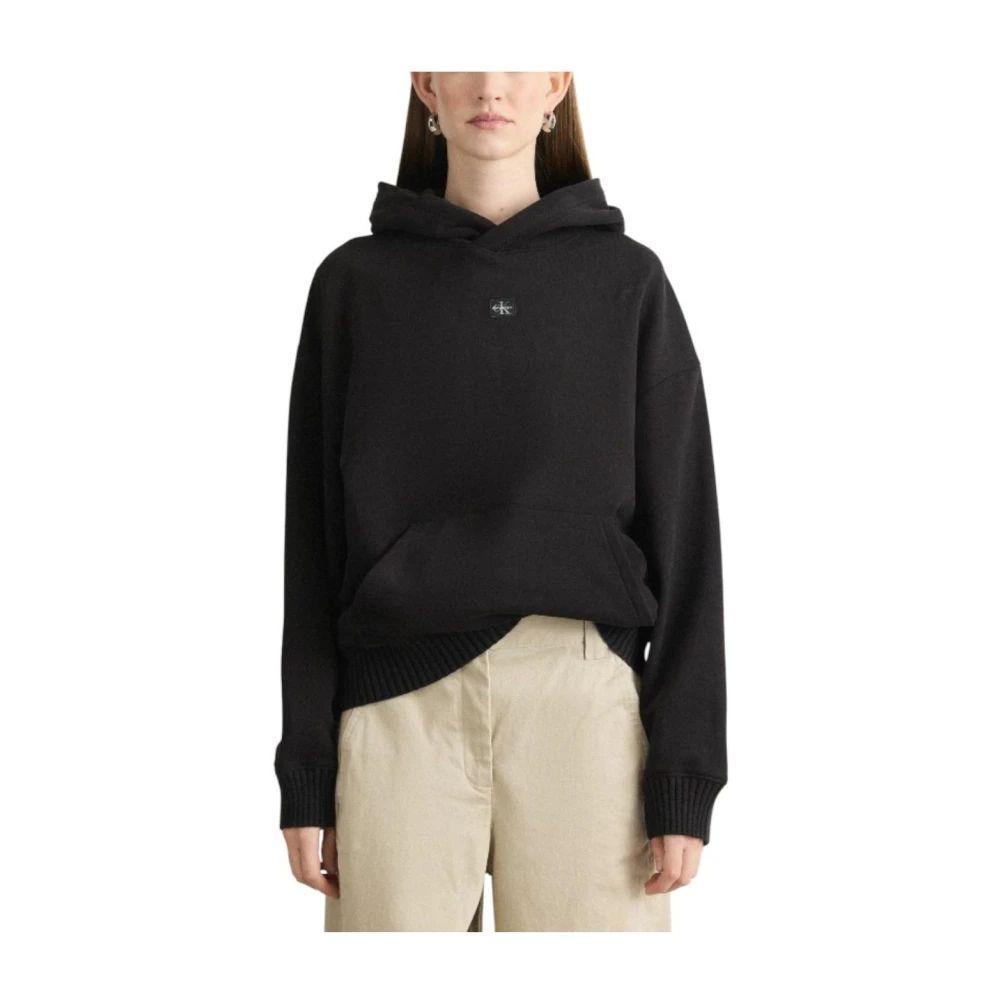 Calvin Klein Women's Black Hoodies - Hoodies - L - Sweatshirts & Hoodies