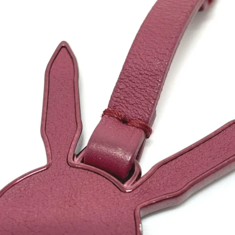 Louis Vuitton Vintage Pre-owned Leather key-holders Red Dames