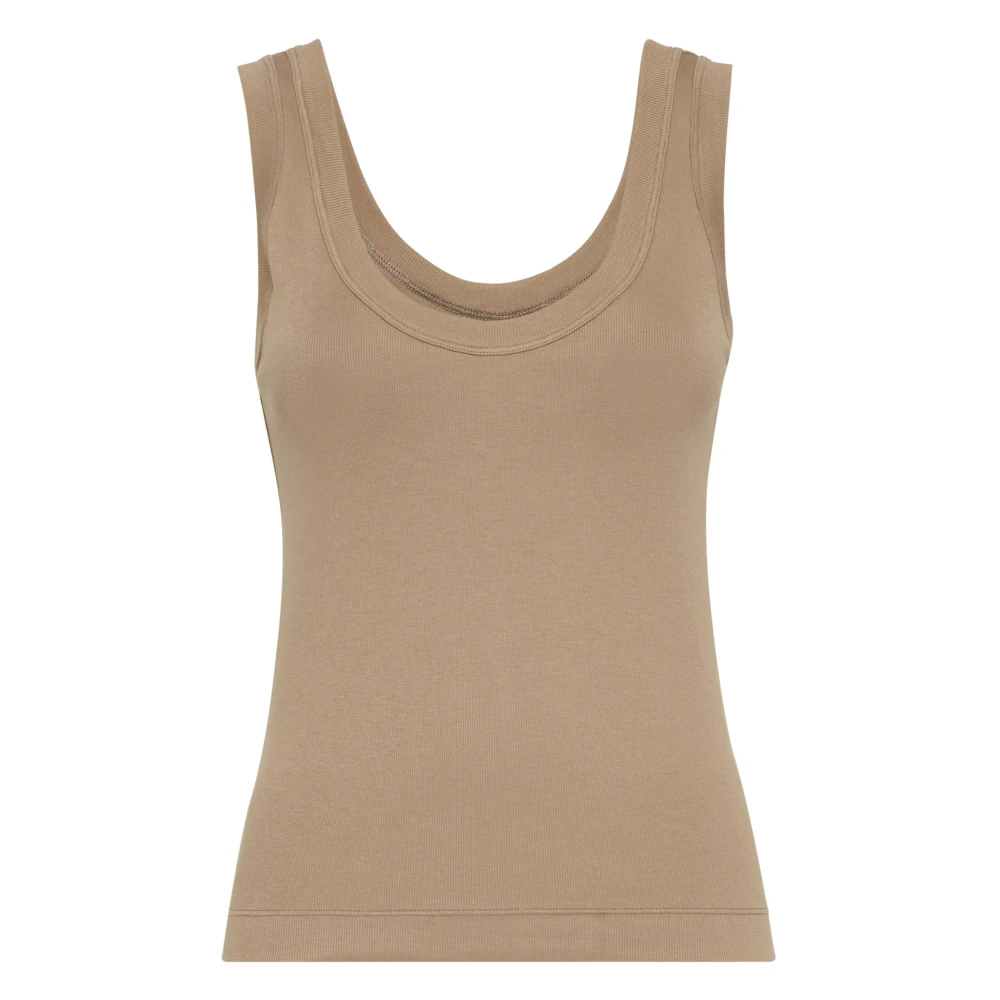 Tops > Sleeveless Tops - - Brunello Cucinelli - Modalova