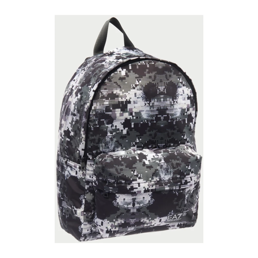 Emporio Armani EA7 Heren Camo Print MultiColor Rugzak Multicolor Heren