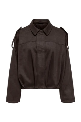 Moon Stina Faux Suede Bomber