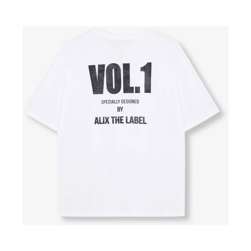 Alix The Label Polaroid Graphic T-shirt White Dames