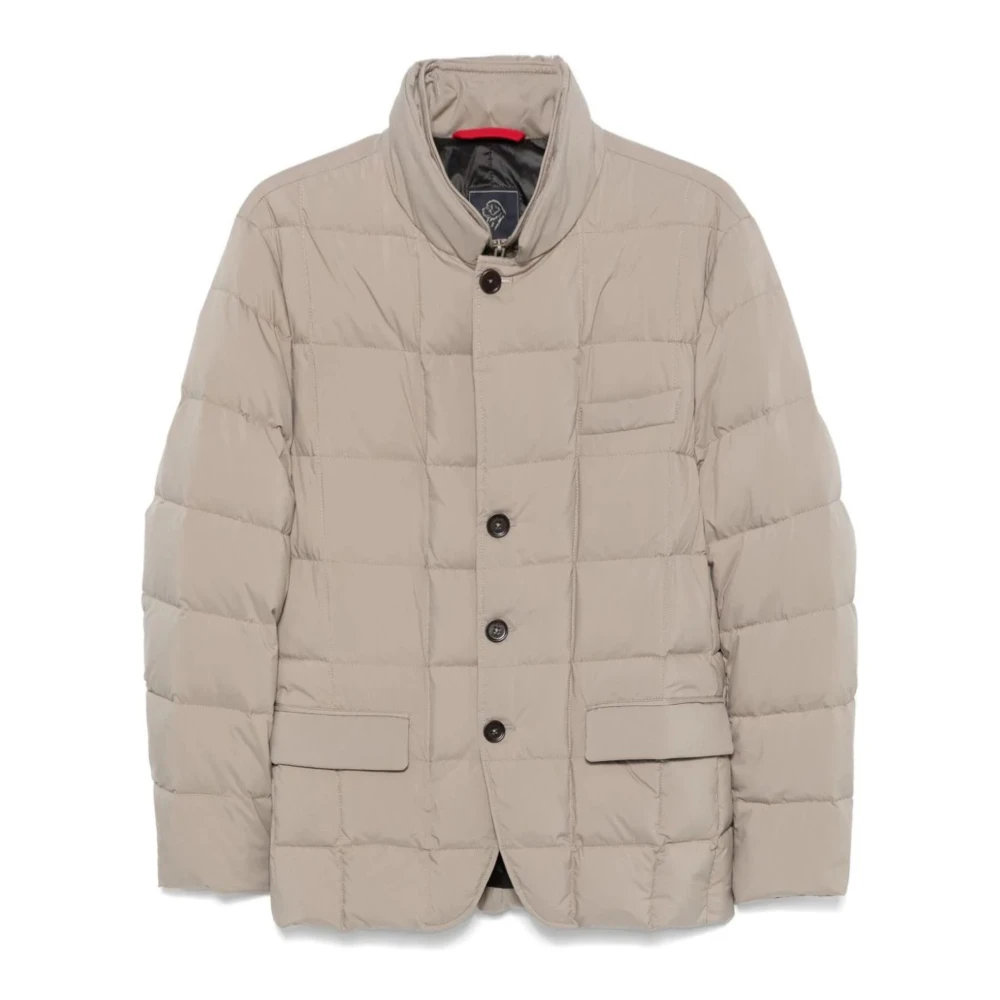 Fay Gewatteerde Pufferjas Beige Heren