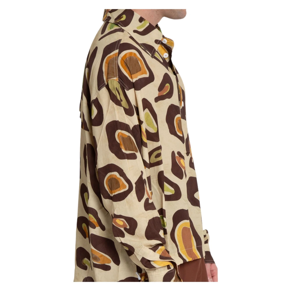 Bonsai Oversized Shirt in Collectiekleur Multicolor Heren