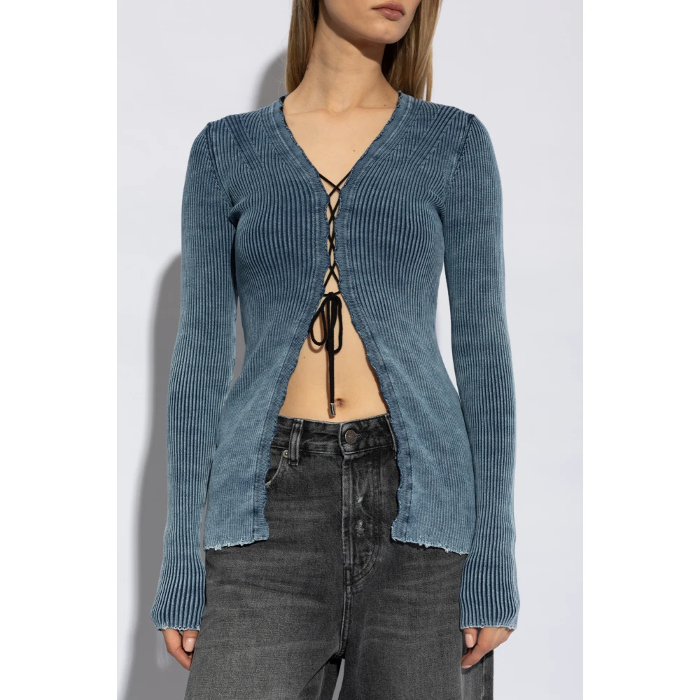 Diesel Gestreepte top M-Acerata Blue Dames