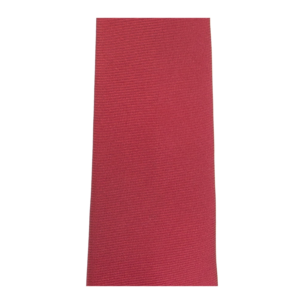 Moschino Stropdas met logo Red Heren